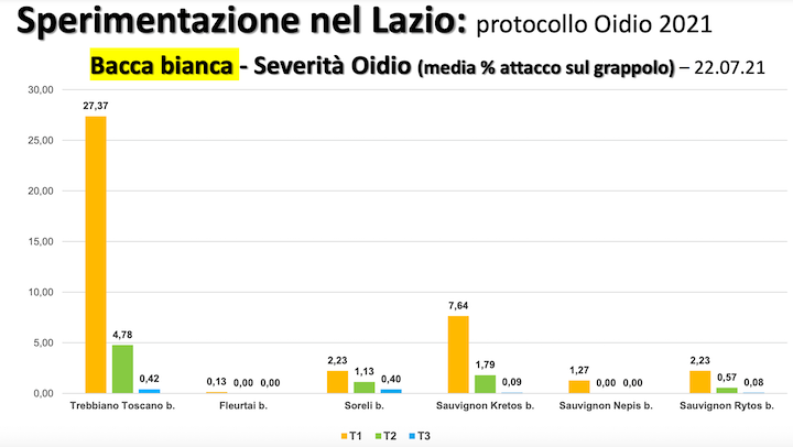 Grafico: La sperimentazione nel Lazio